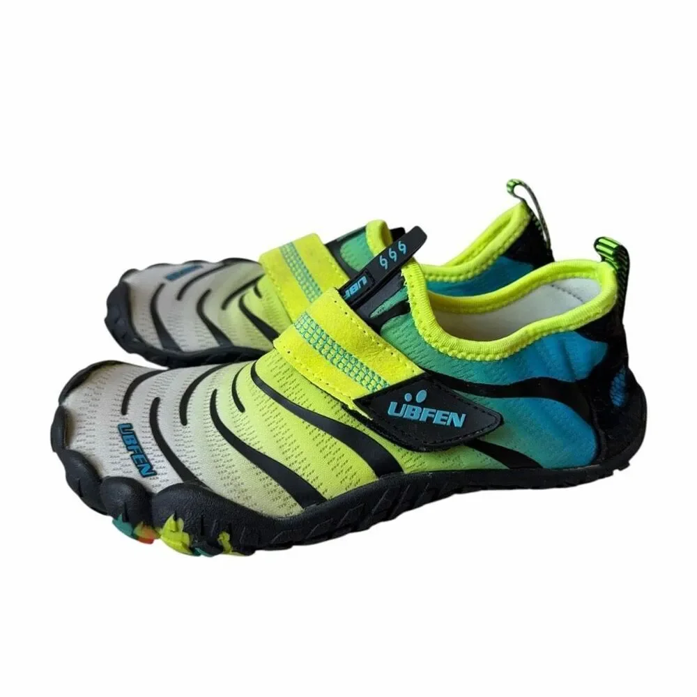 KUBUA Boys Girls Water Shoes Aqua Socks for Kids Quick-Dry Swim Walking Surf Div